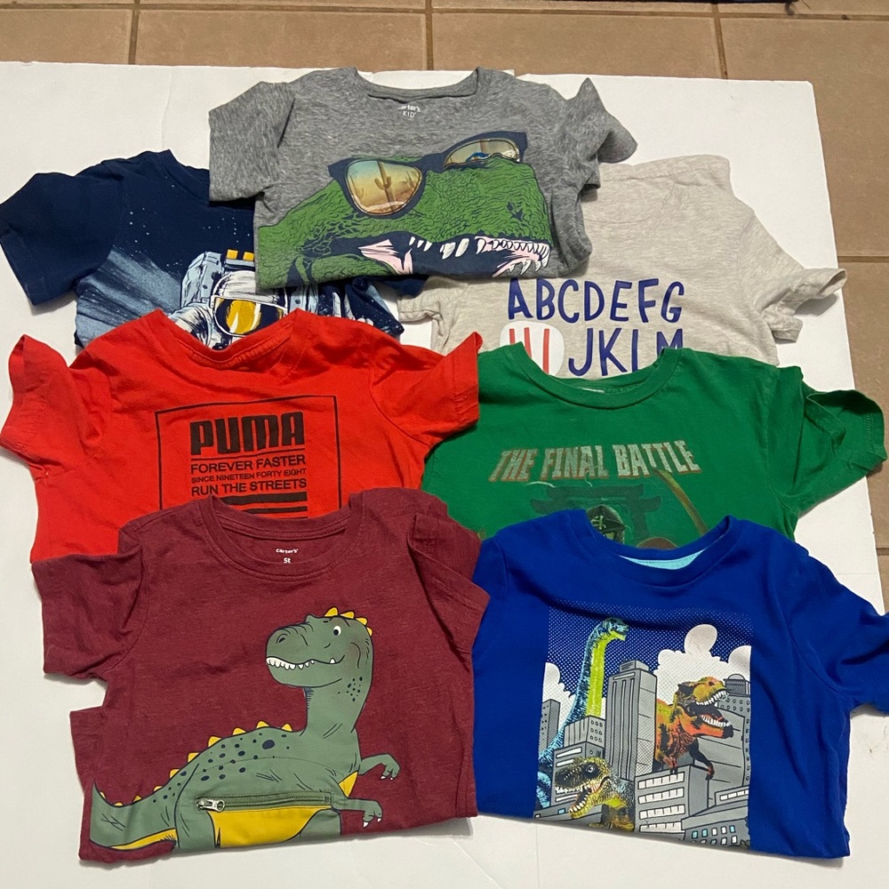Lot of boys 5t short sleeves